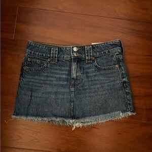 Low Rise American Eagle Denim Mini